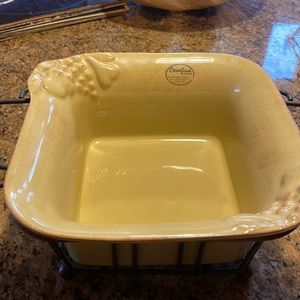 CASAFINA STONEWARE CASSEROLE